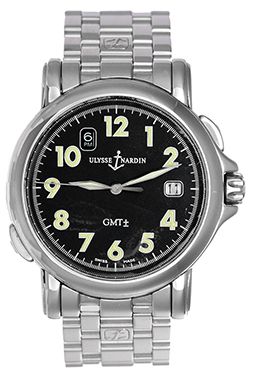 Ulysse Nardin San Marco GMT Men s Stainless Steel Watch