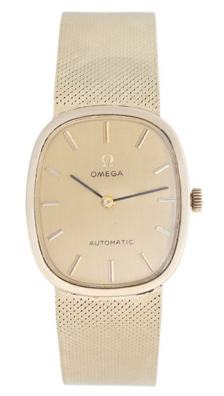 Omega 14K Yellow Gold Automatic Dress Watch