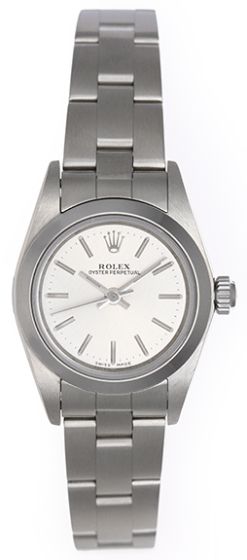 Rolex Ladies Oyster Perpetual  Watch 76080 Silver Dial