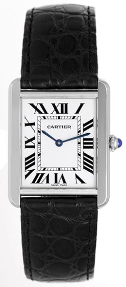 Cartier Tank Solo  Stainless Steel Unisex Watch W1018355 