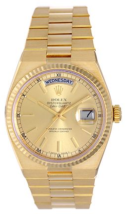 Rolex President Day-Date Oysterquartz 19018 Champagne Dial 