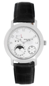 PATEK PHILIPPE MOON PHASE POWER RESERVE MEN'S WHITE GOLD WATCH REF. 5055 G OR 5055G