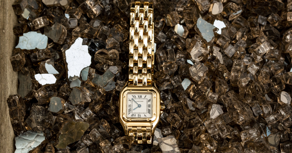 vintage cartier watches like Cartier Panthere exude elegance