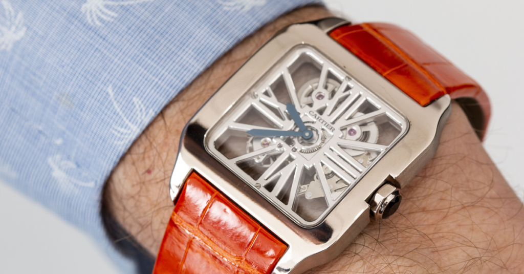 Cartier Dumont Skeleton Watch