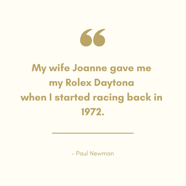 Paul Newman Quote About the Rolex Daytona